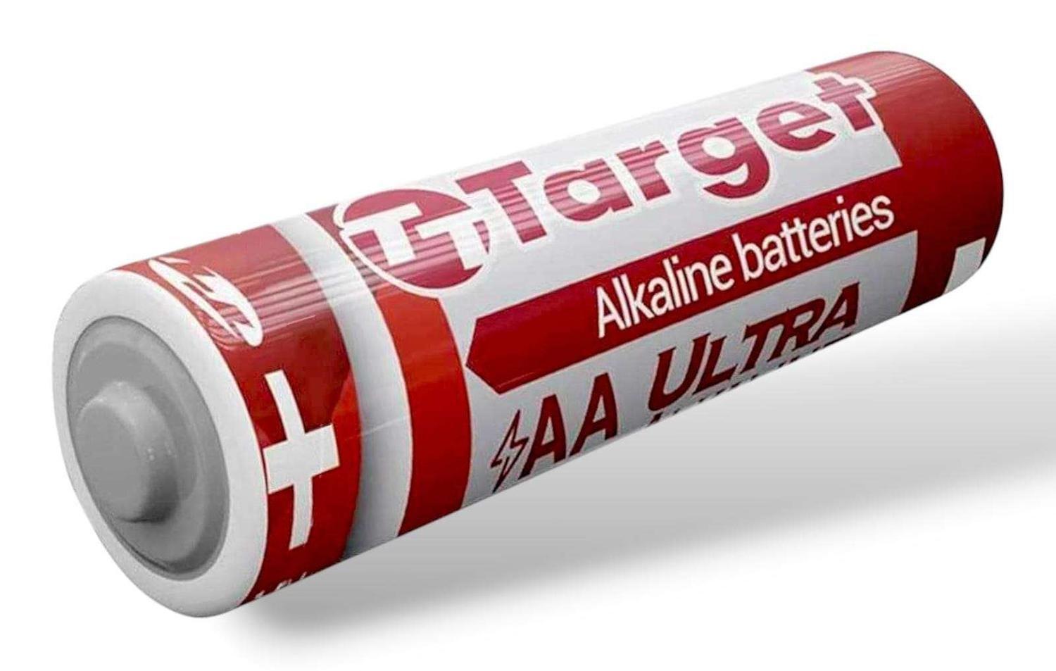 Pack 5X Pila AA Bateria Alcalina Linterna Juguetes Control - Target-3
