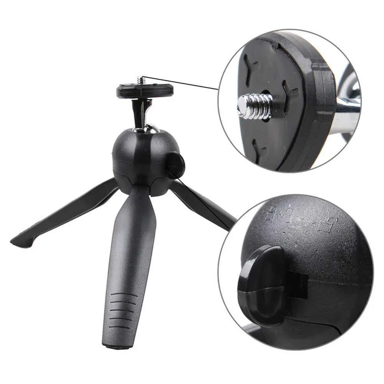 Mini Tripode De Sobremesa Rigido Para Celular Y Camara Portatil-2