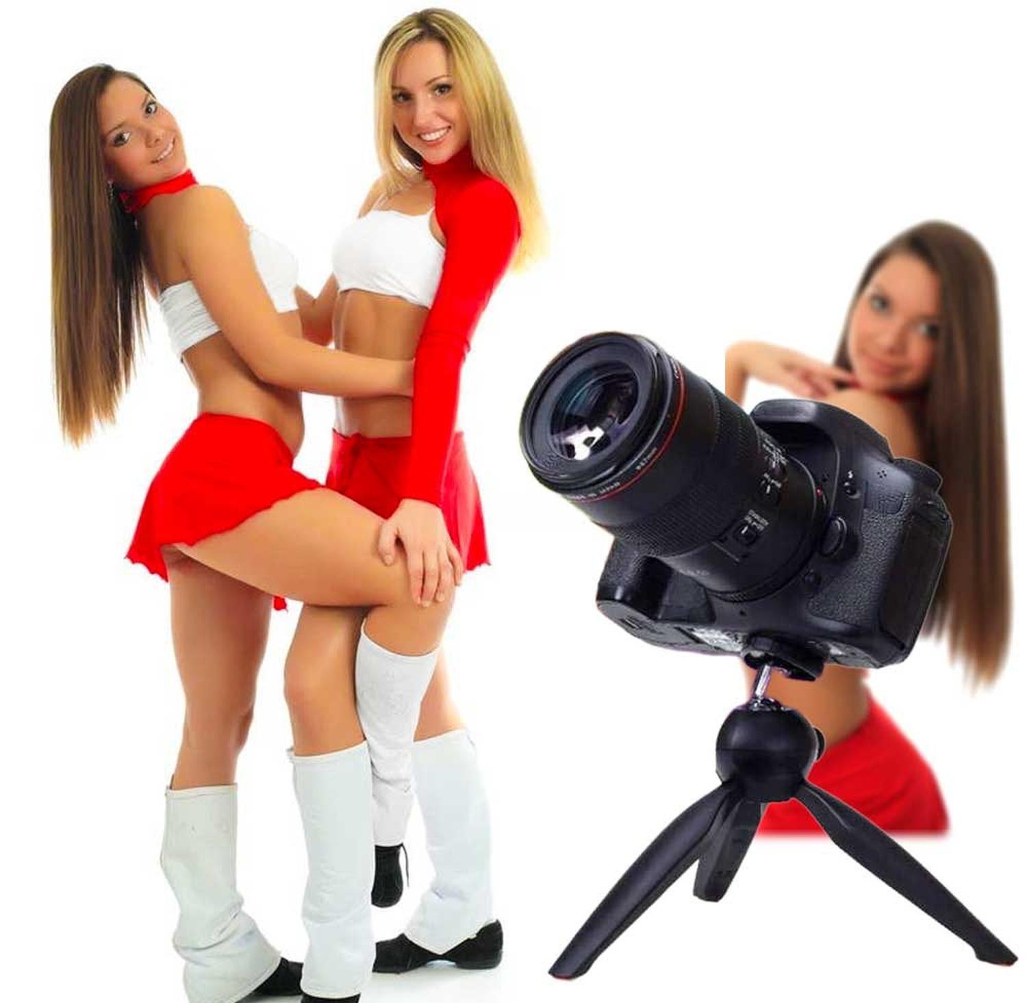 Mini Tripode De Sobremesa Rigido Para Celular Y Camara Portatil-2
