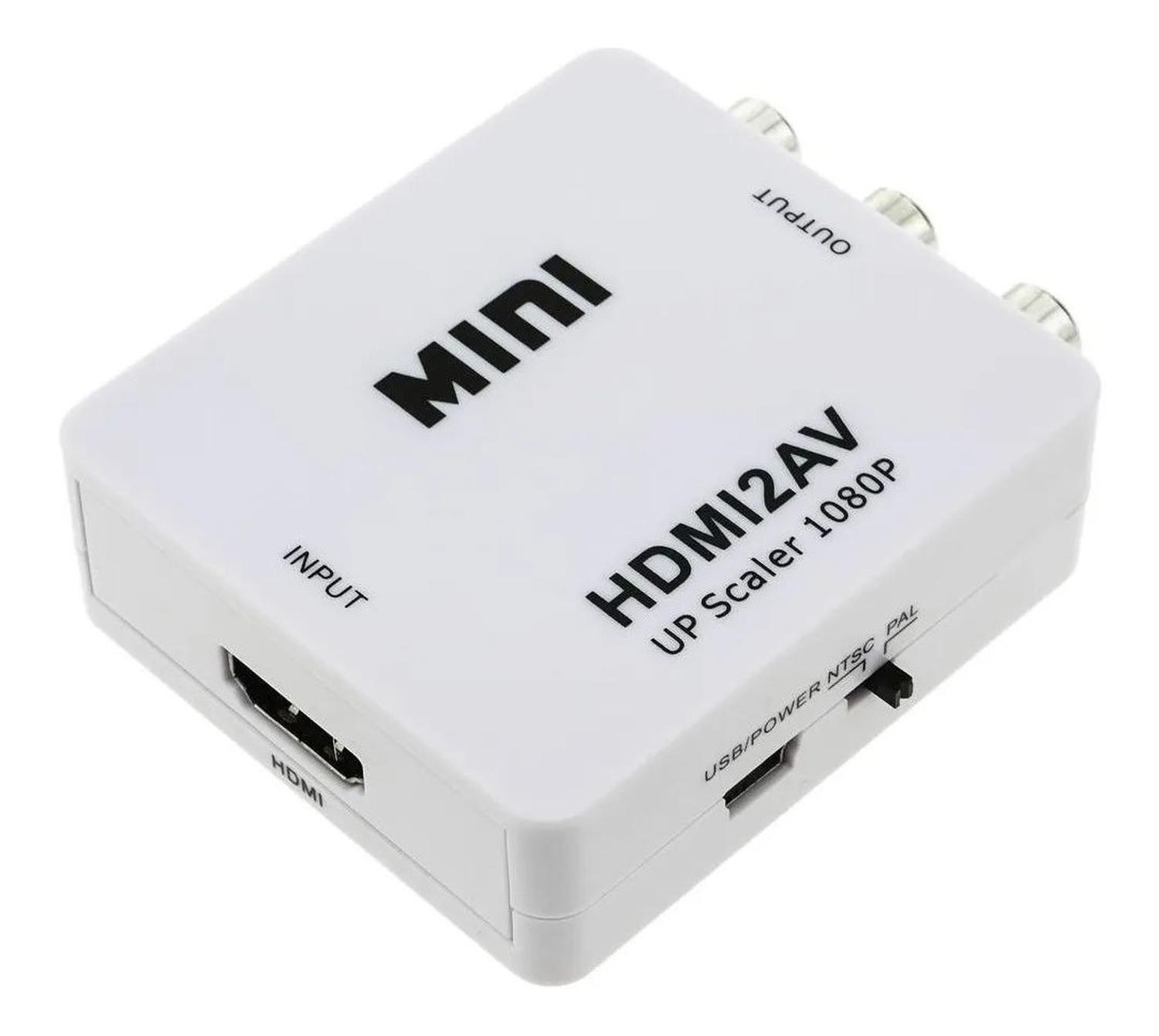 Conversor Hdmi A Rca Audio Y Video Adaptador Cambiador Señal-5