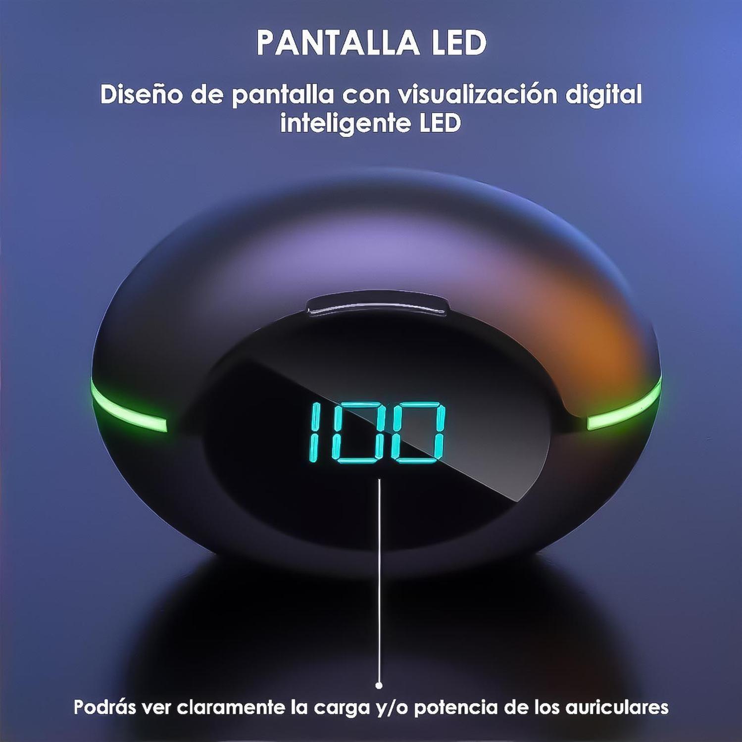 Audifonos Manos Libre Inalambrico Bluetooth Recargable Led-3
