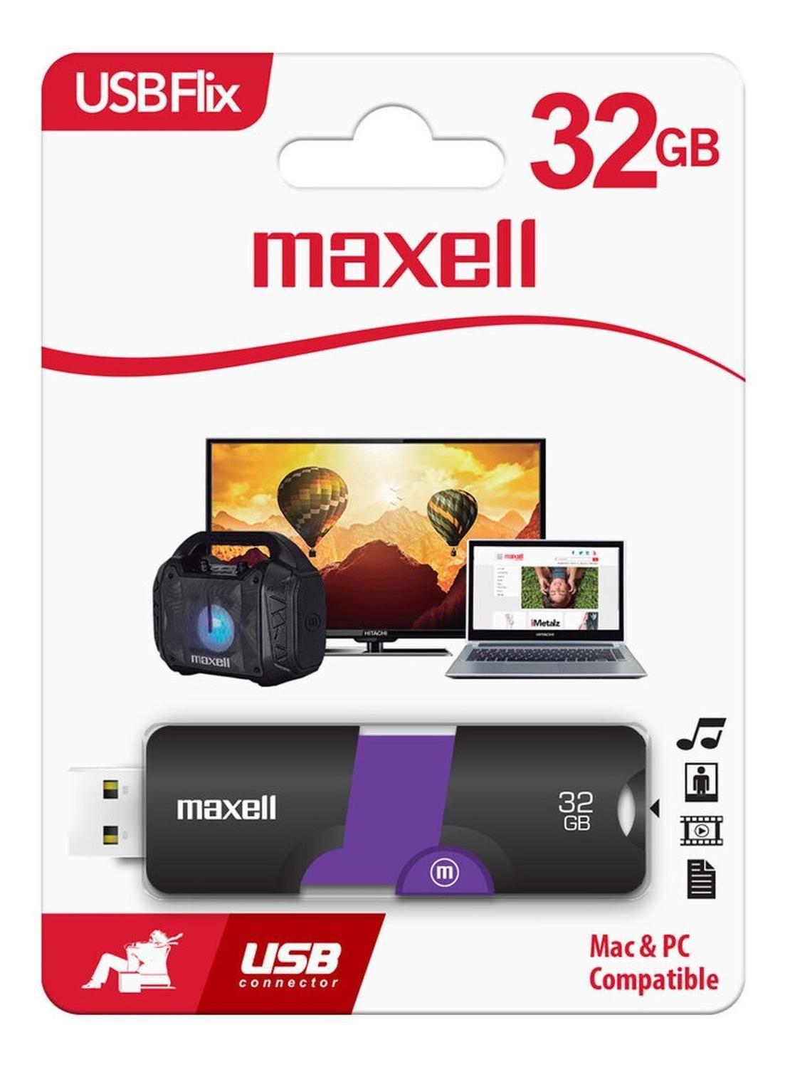 Pendrive 32gb Maxell Usb Flix 2.0-1