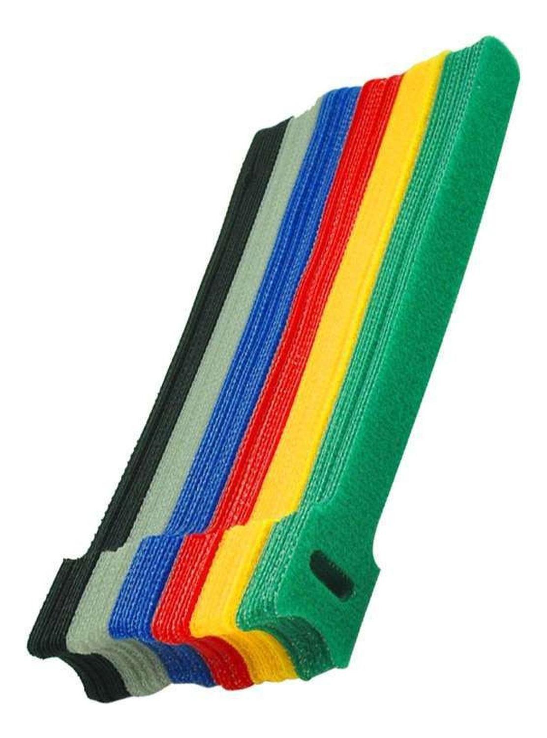 20x Pack Amarra Cable Organizador Reutilizable Velcro Cintas Diseño 6-4