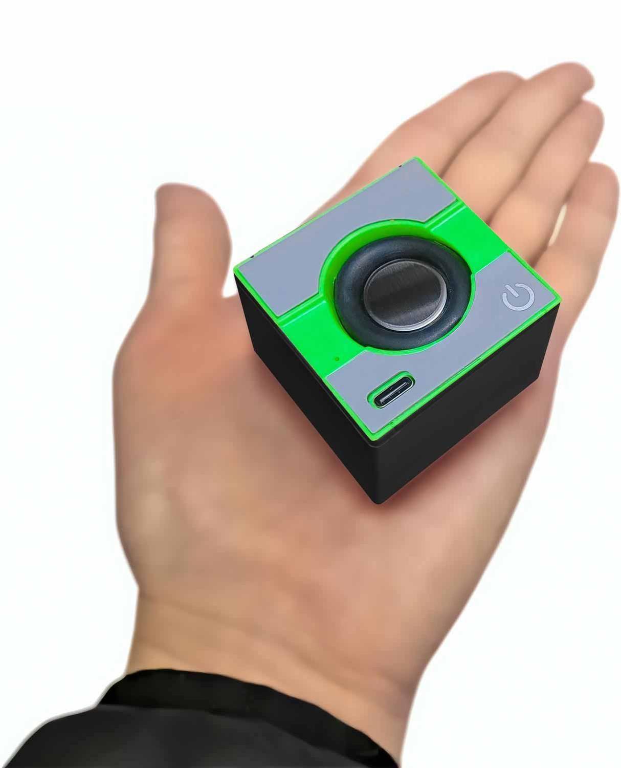 Mini Parlante Recargable Bluetooth Portatil BT Cubo Bolsillo-4