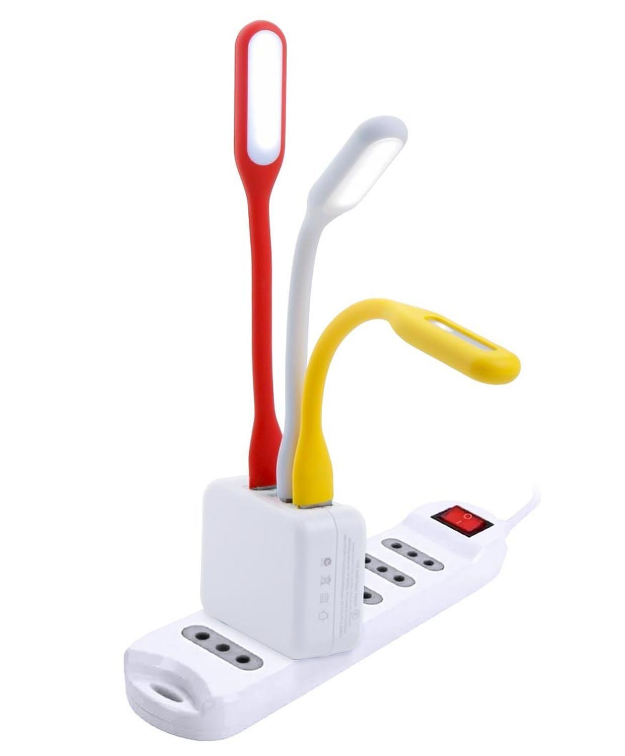 Luz Led Mini Portátil Usb Flexible Lámpara Usb Led Colores-3