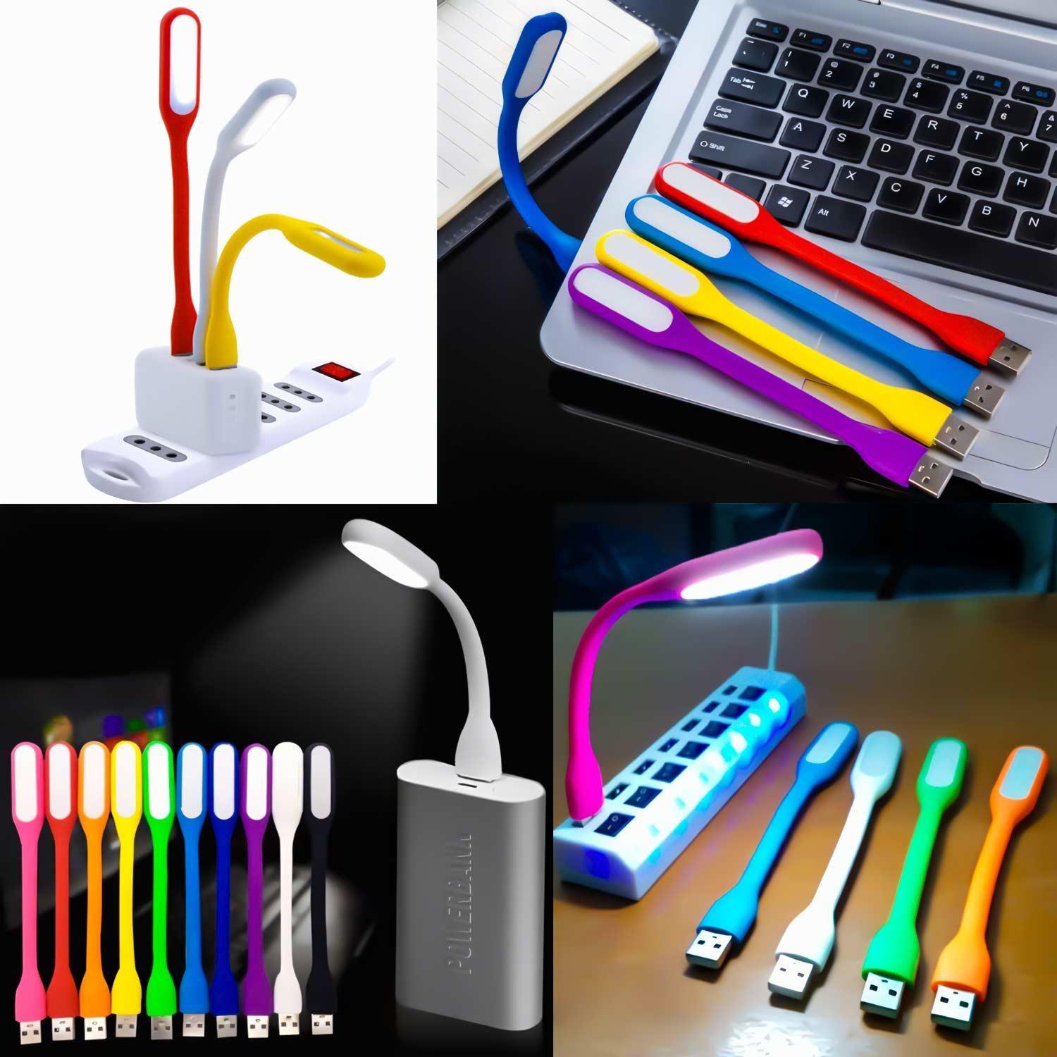 Luz Led Mini Portátil Usb Flexible Lámpara Usb Led Colores-4