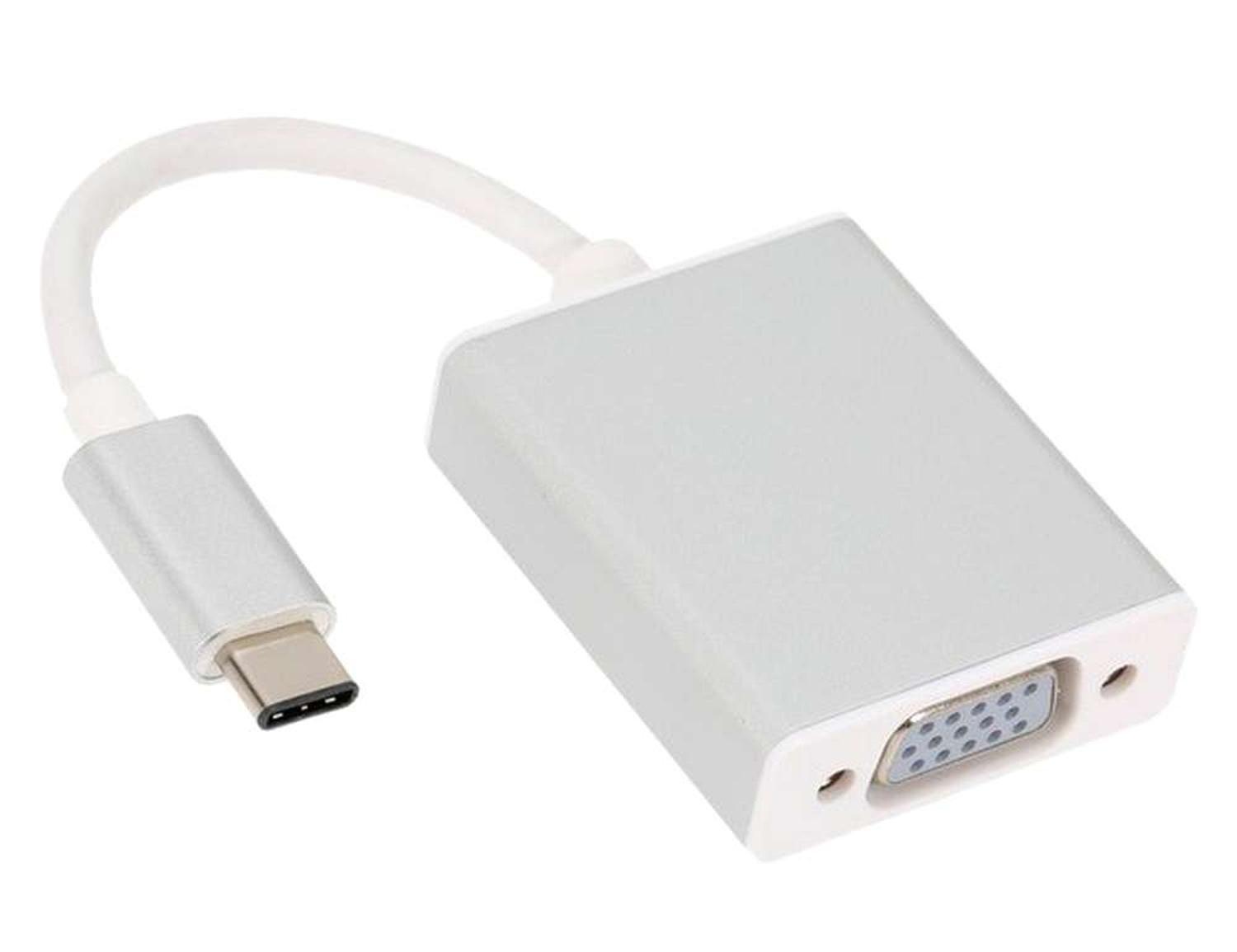 Adaptador Conversor Usb Tipo C Macho A Vga Hembra Notebook-0