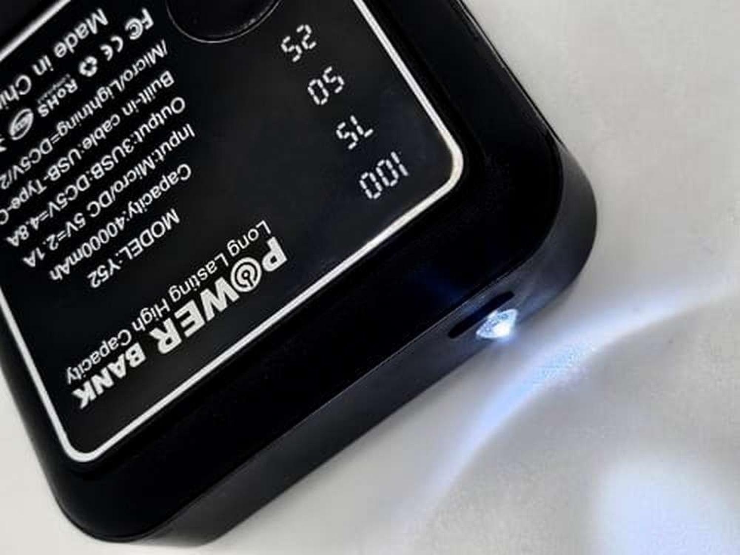 Power Bank Cargador Bateria Usb Recargable Linterna 40000mah-4