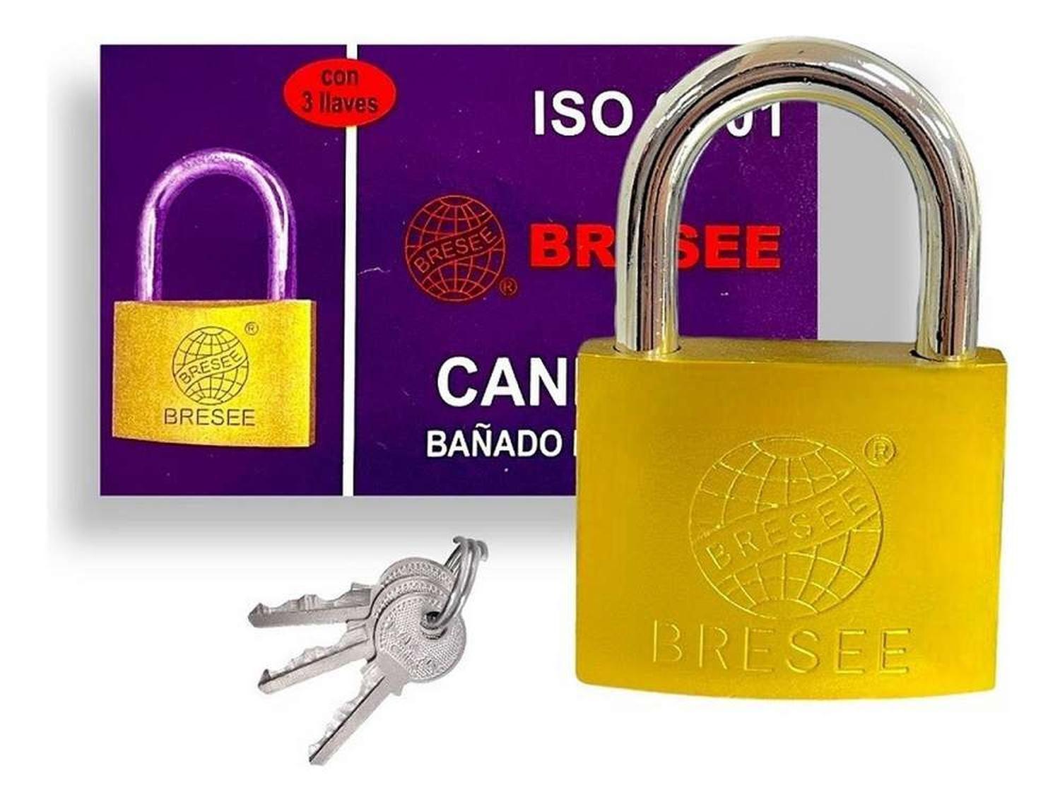 Candado A Llave 30mm Metal Maleta Casillero Equipaje Locker-2