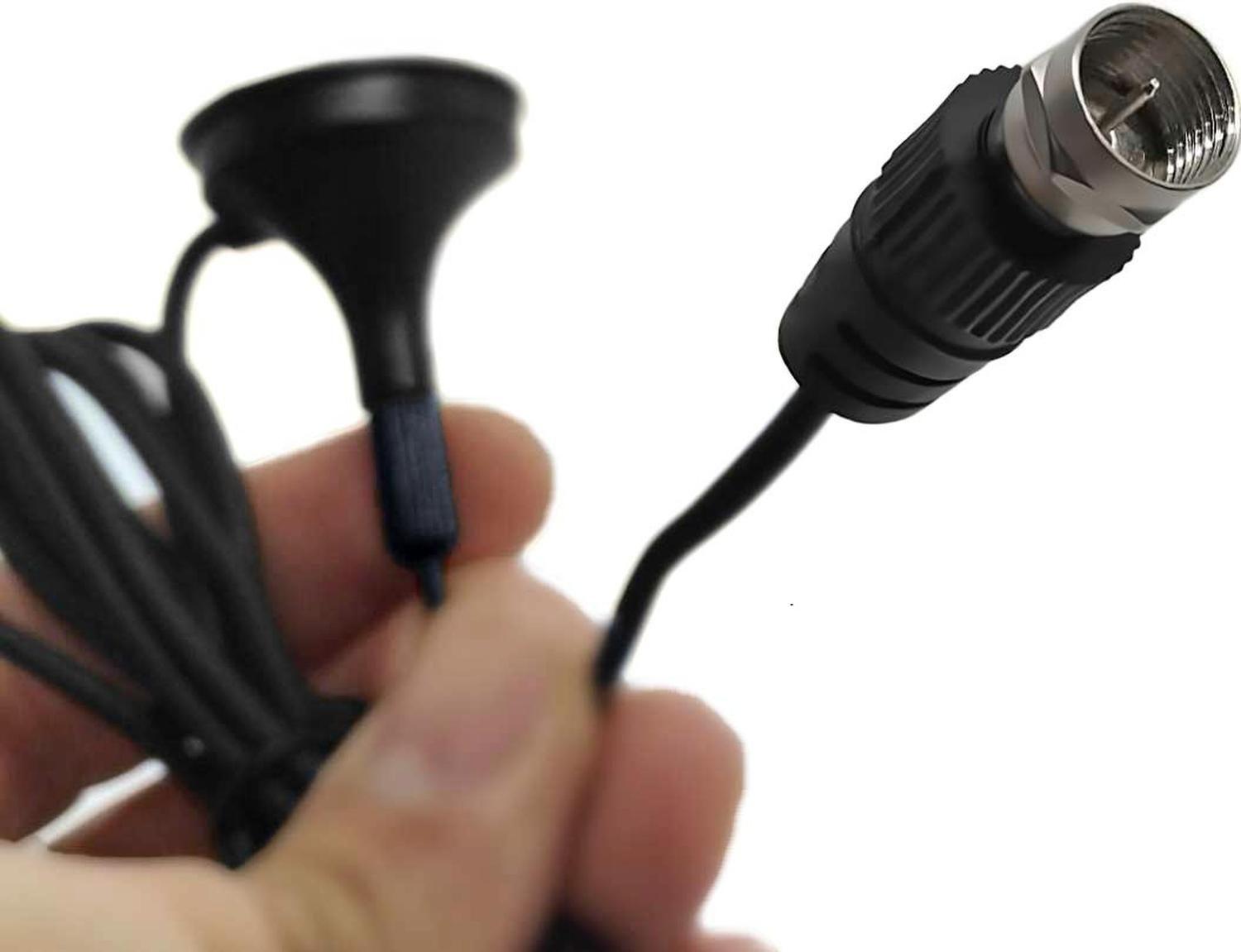 Antena Tv Digital Interior Señal Abierta Coaxial Hd Diseño 1-2