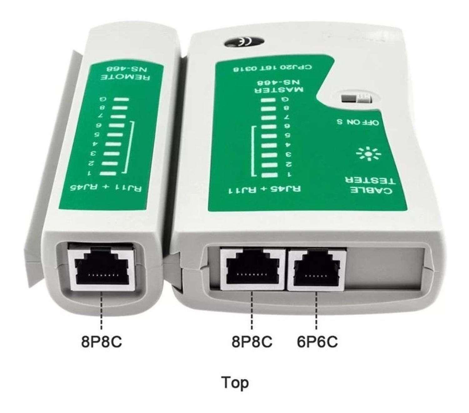 Tester De Red Con Probador De Cables Rj45-5
