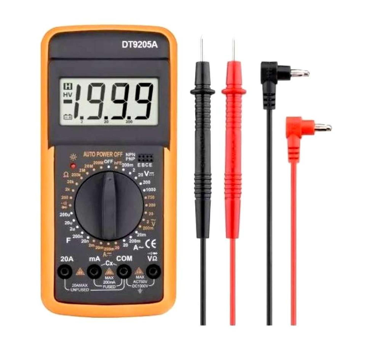 Tester Multitester Multímetro Tester Digital Lcd Corriente-0