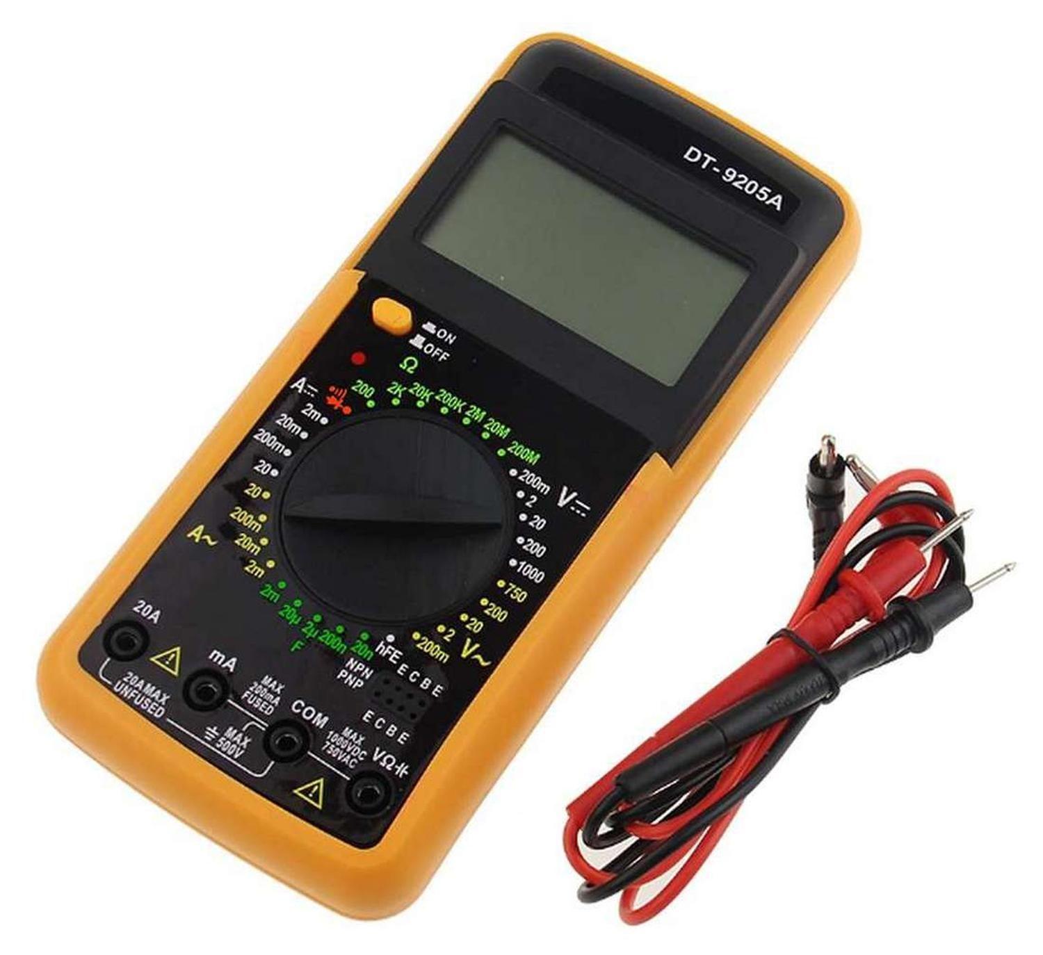 Tester Multitester Multímetro Tester Digital Lcd Corriente-6