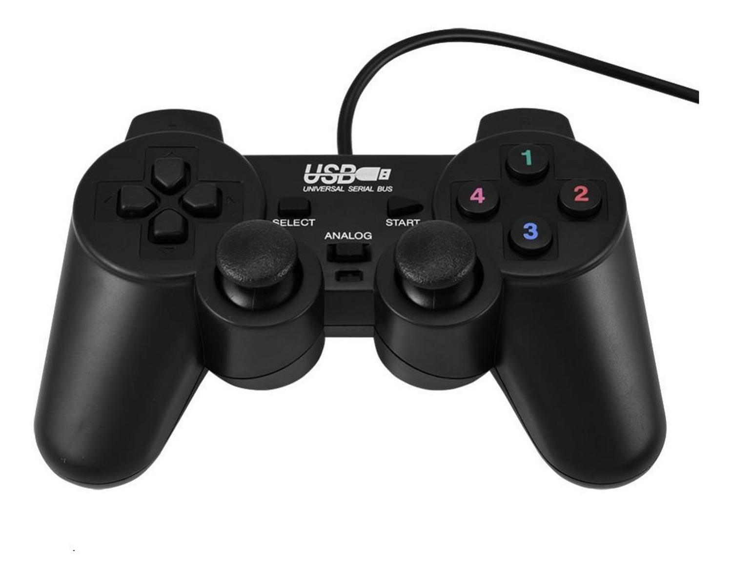 Joystick Control Palanca Usb Pc Mando Juegos Alambrico-0
