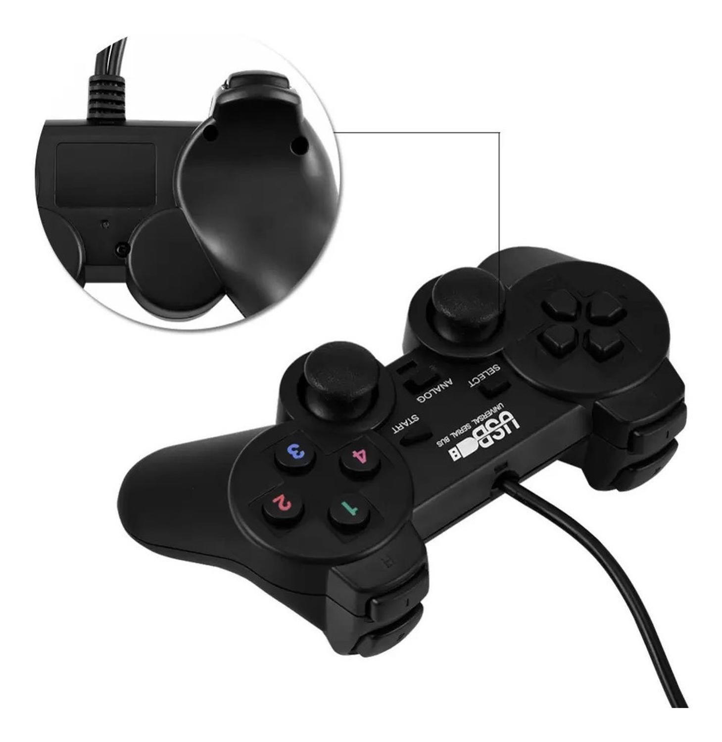 Joystick Control Palanca Usb Pc Mando Juegos Alambrico-2