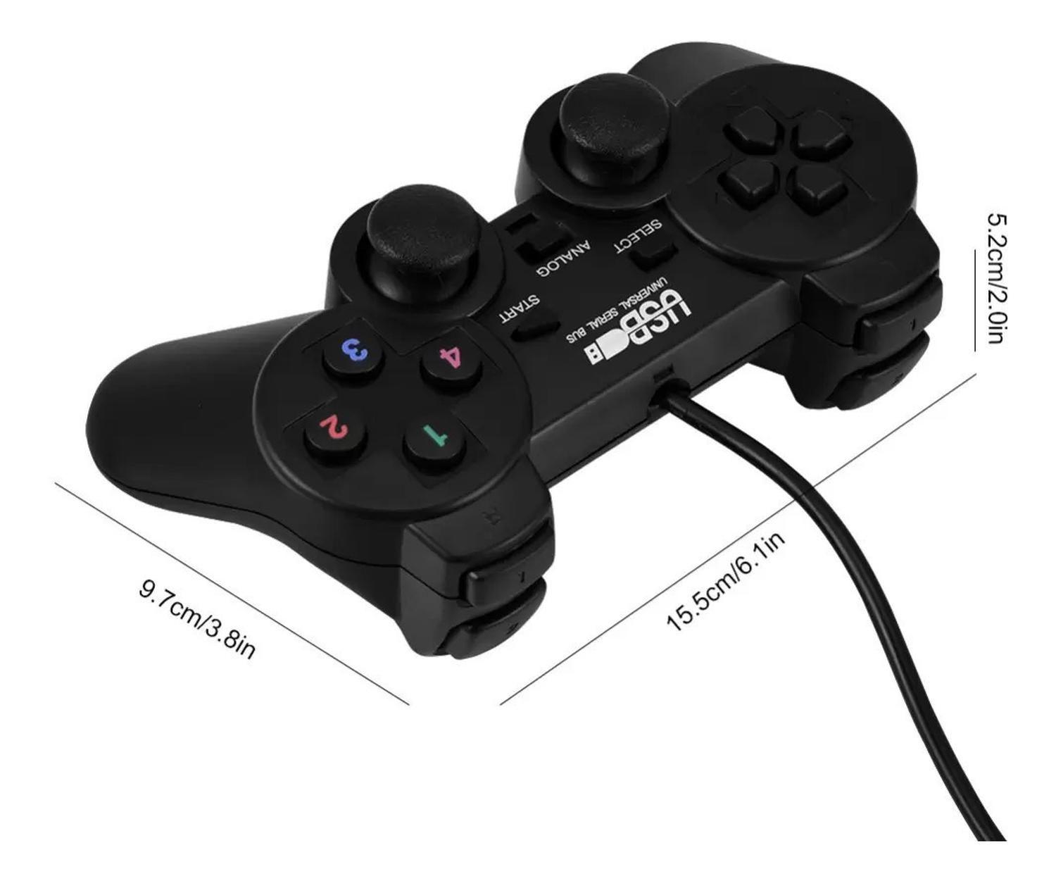 Joystick Control Palanca Usb Pc Mando Juegos Alambrico-3