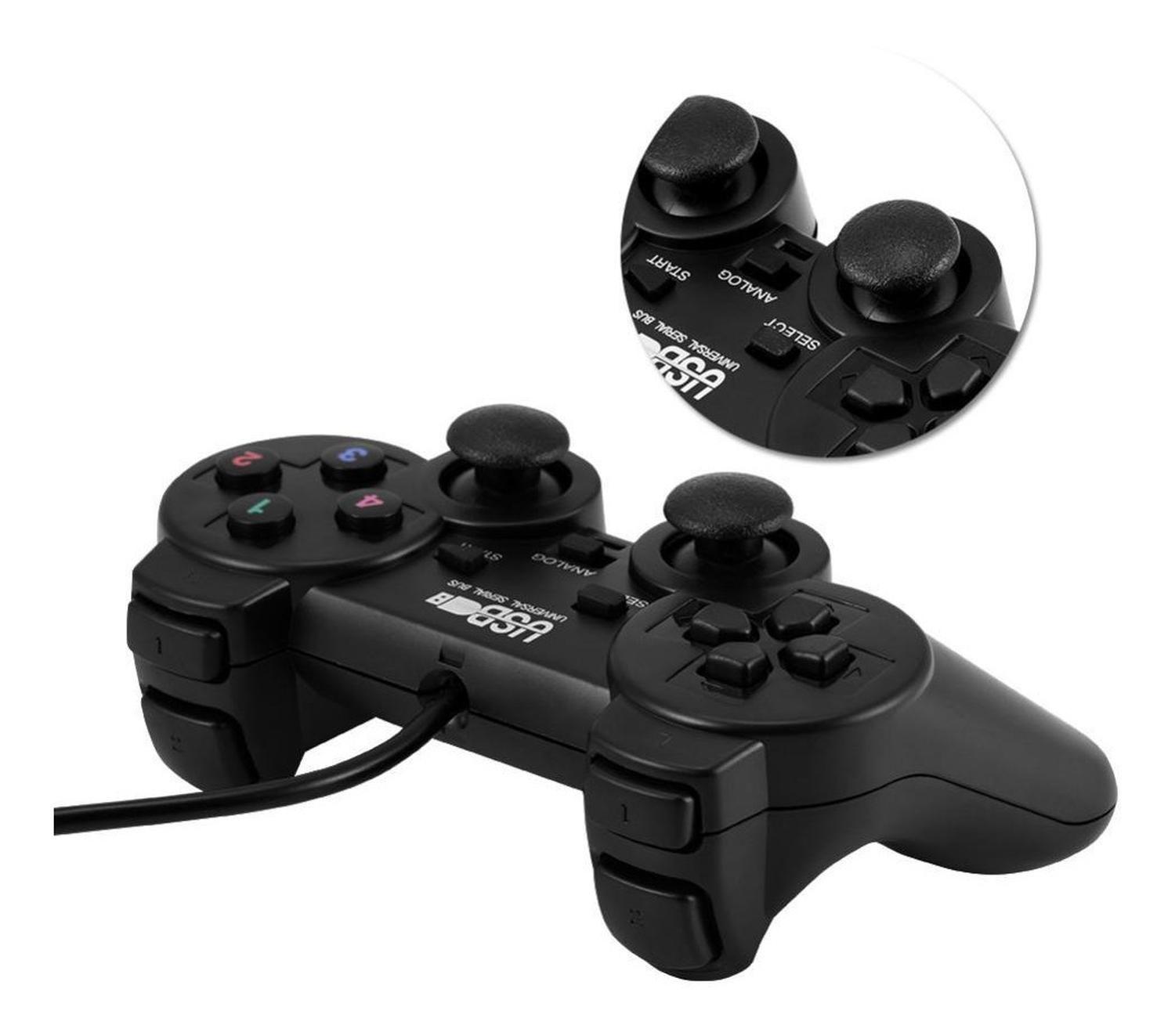 Joystick Control Palanca Usb Pc Mando Juegos Alambrico-4