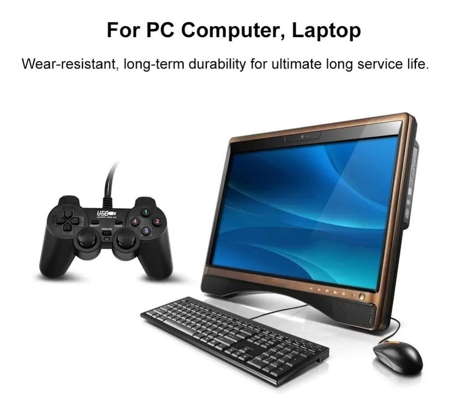 Joystick Control Palanca Usb Pc Mando Juegos Alambrico-6