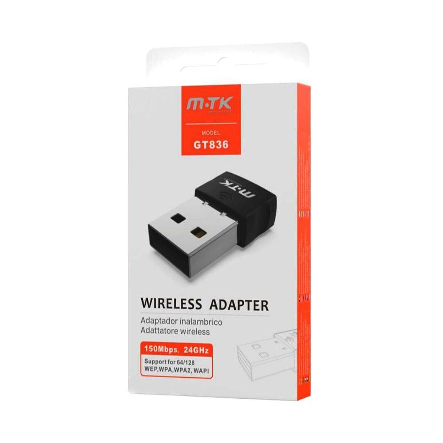 Mini Adaptador Usb Inalambrico Receptor Wifi-3
