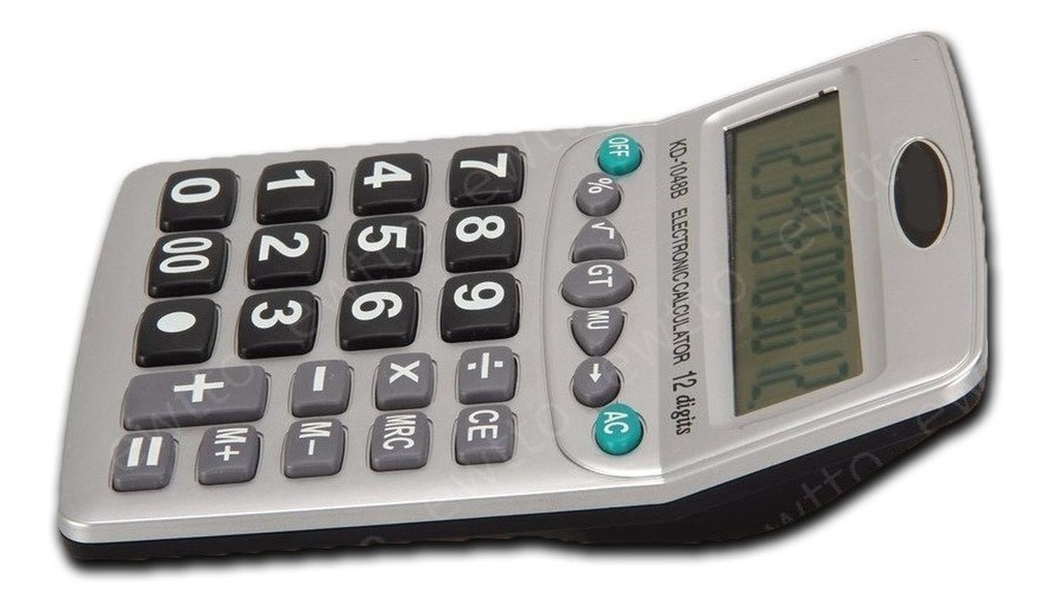 Calculadora Botones Grandes Comercio Colegio Estudiant 12dig Diseño 1-2