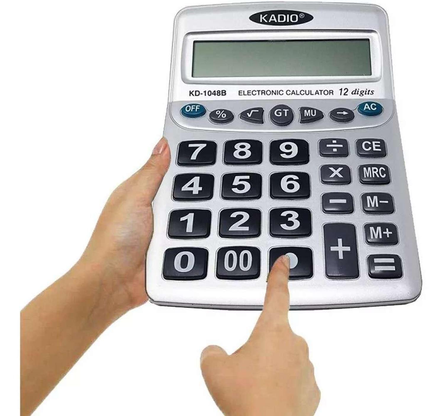 Calculadora Botones Grandes Comercio Colegio Estudiant 12dig Diseño 1-3