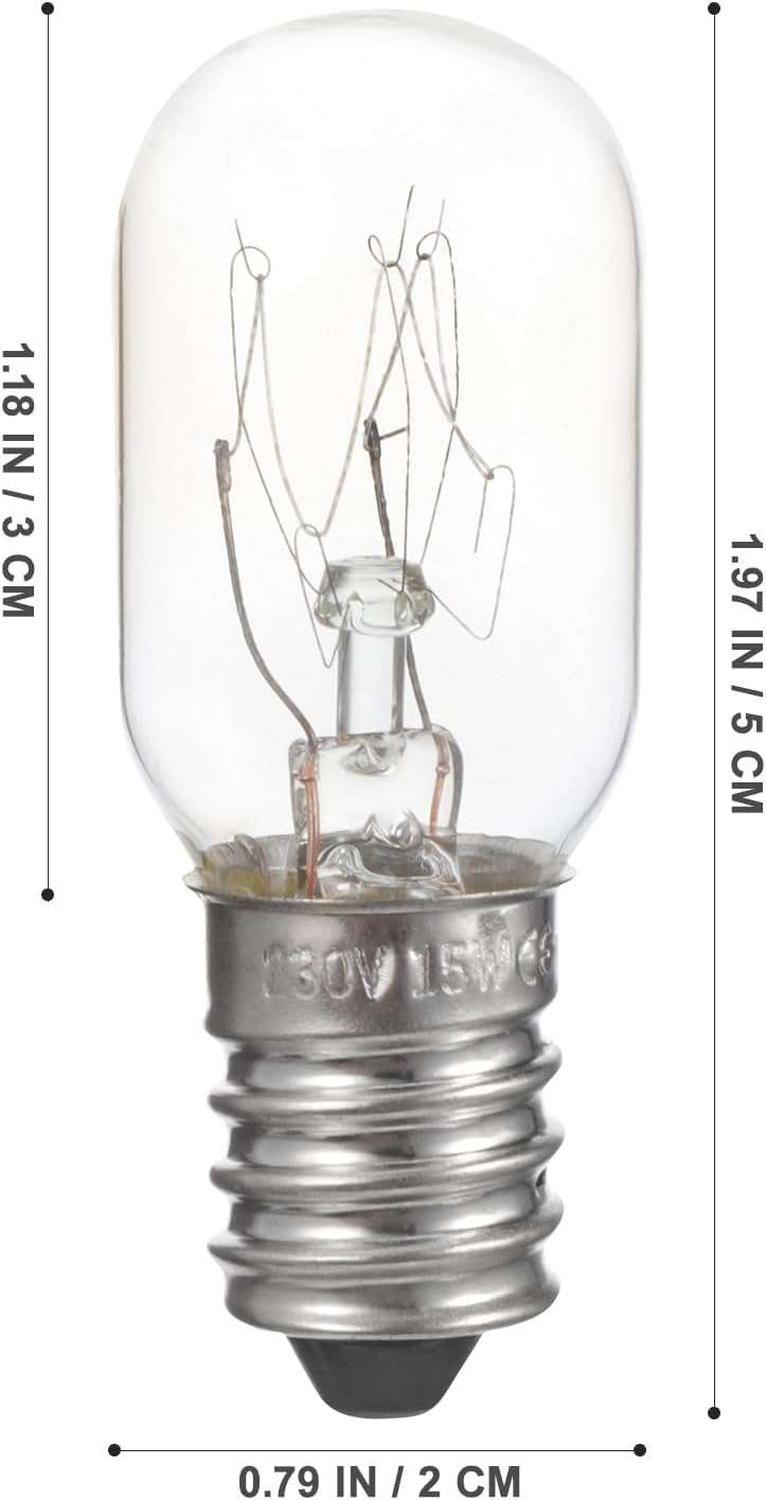 Ampolleta 15w E14 Refrigerador Freeze Horno Microonda Lampar Diseño 4-5