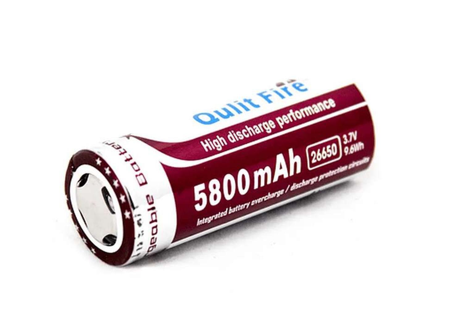 Bateria Pila 26650 Recargable Alta Potencia Linterna Herramienta-0