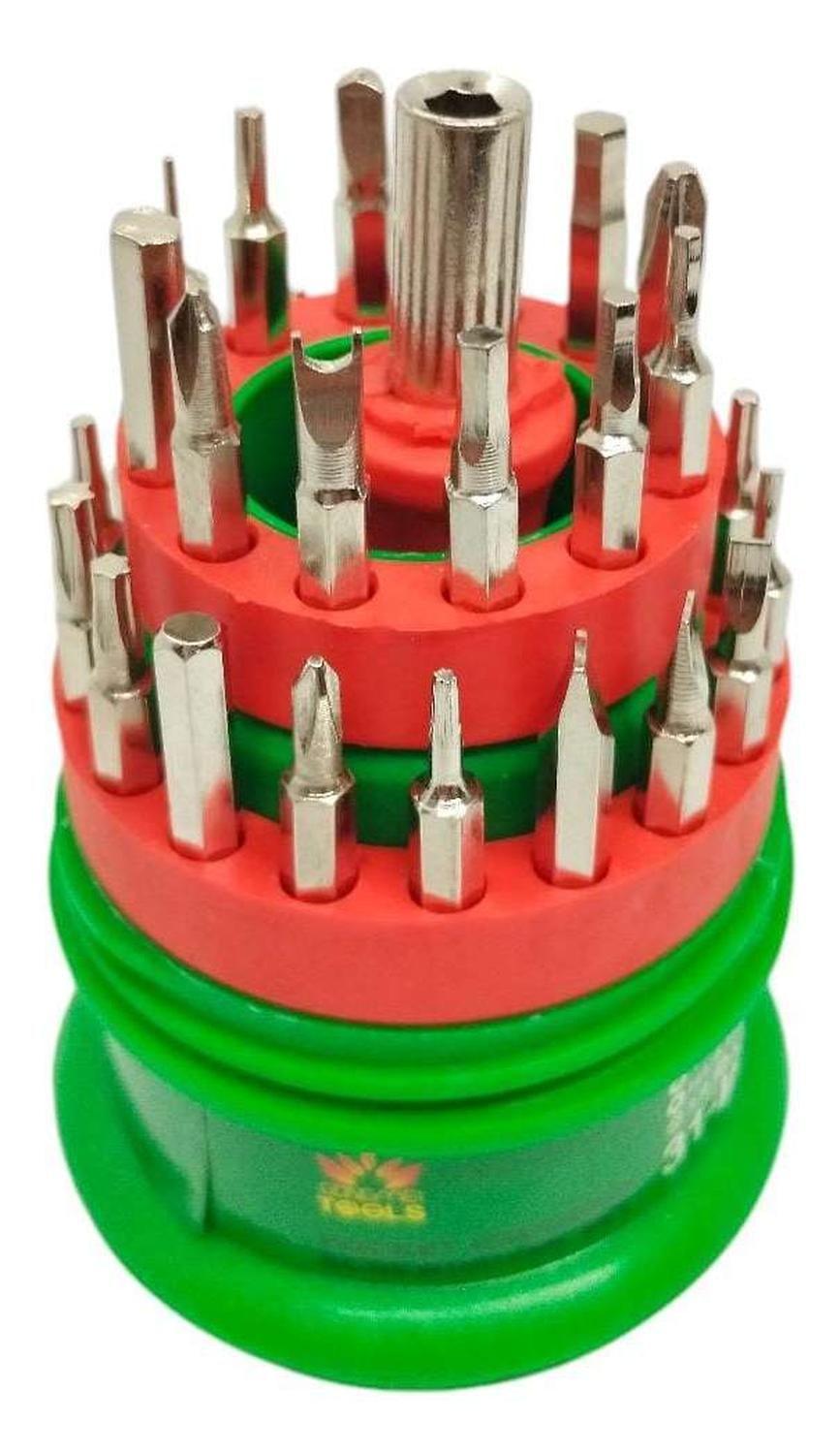 Set Destornillador Precision Puntas Intercambiable Portatil Multifuncion-0