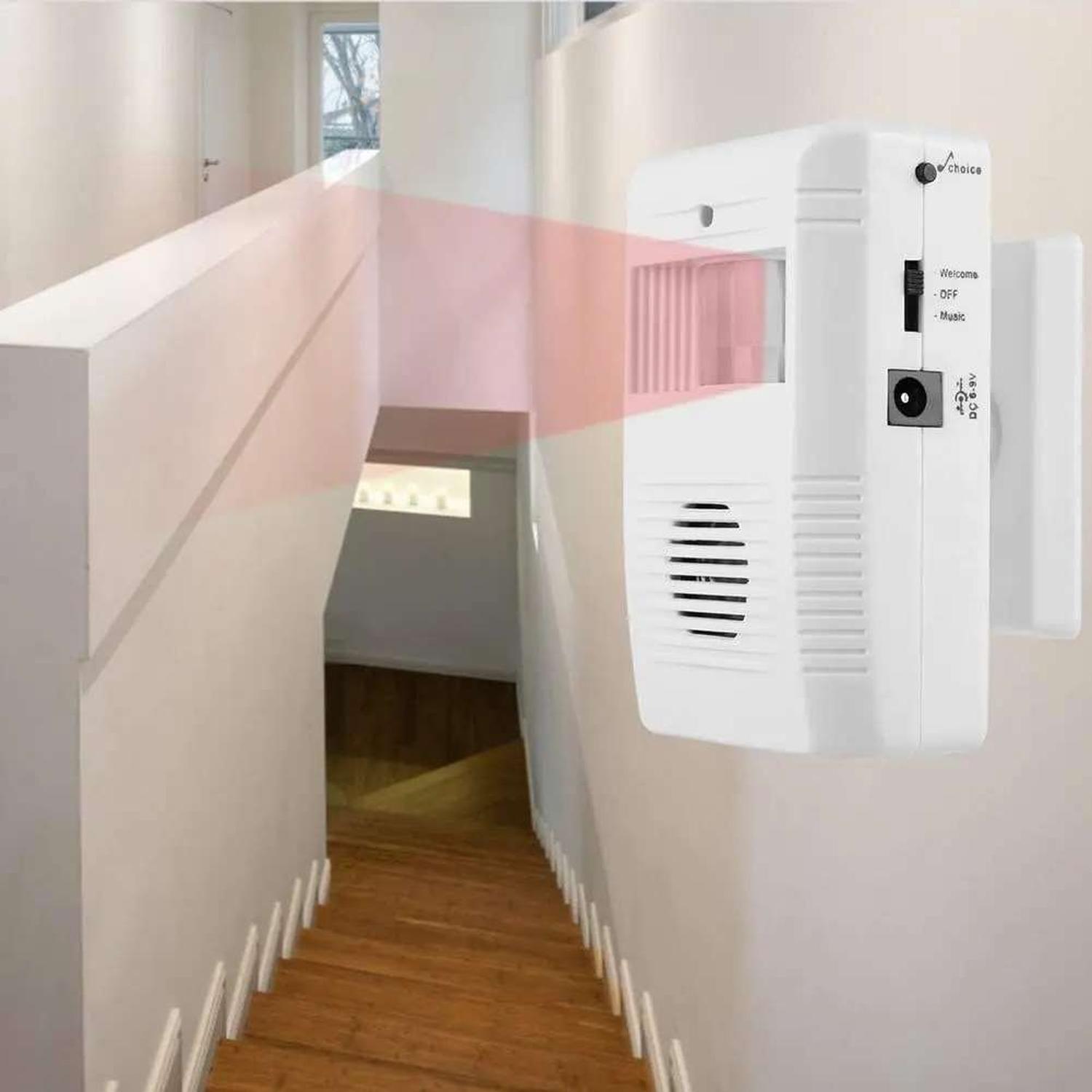 Alarma Sensor Detector De Movimiento Persona Cliente Negocio-4