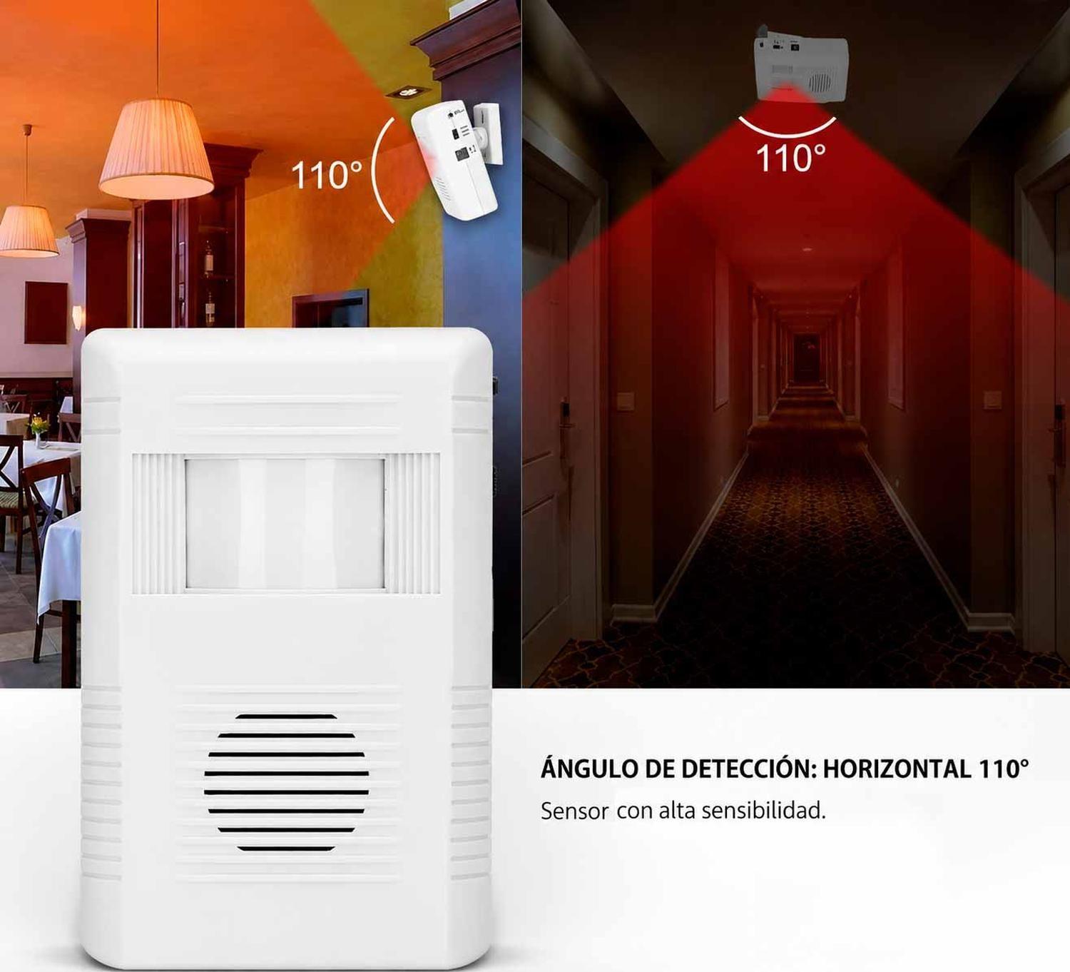 Alarma Sensor Detector De Movimiento Persona Cliente Negocio-6