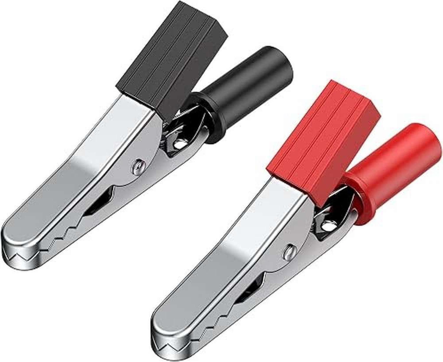Pinzas Aisladas Caiman Cocodrilo Cable Corriente Electrica-0