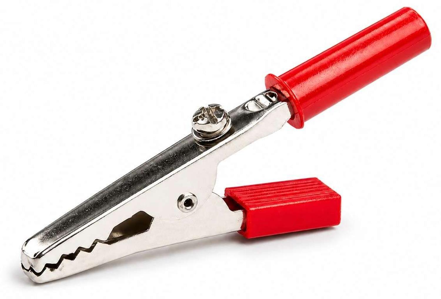 Pinzas Aisladas Caiman Cocodrilo Cable Corriente Electrica-1
