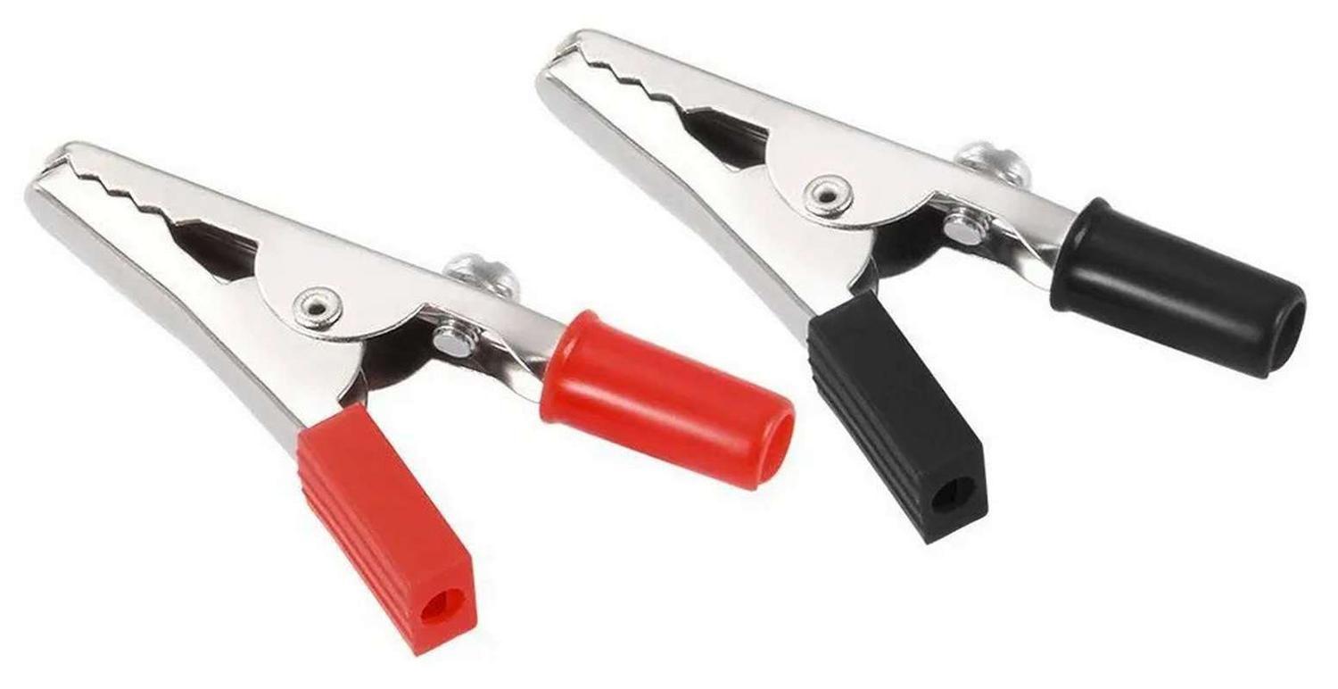 Pinzas Aisladas Caiman Cocodrilo Cable Corriente Electrica-4