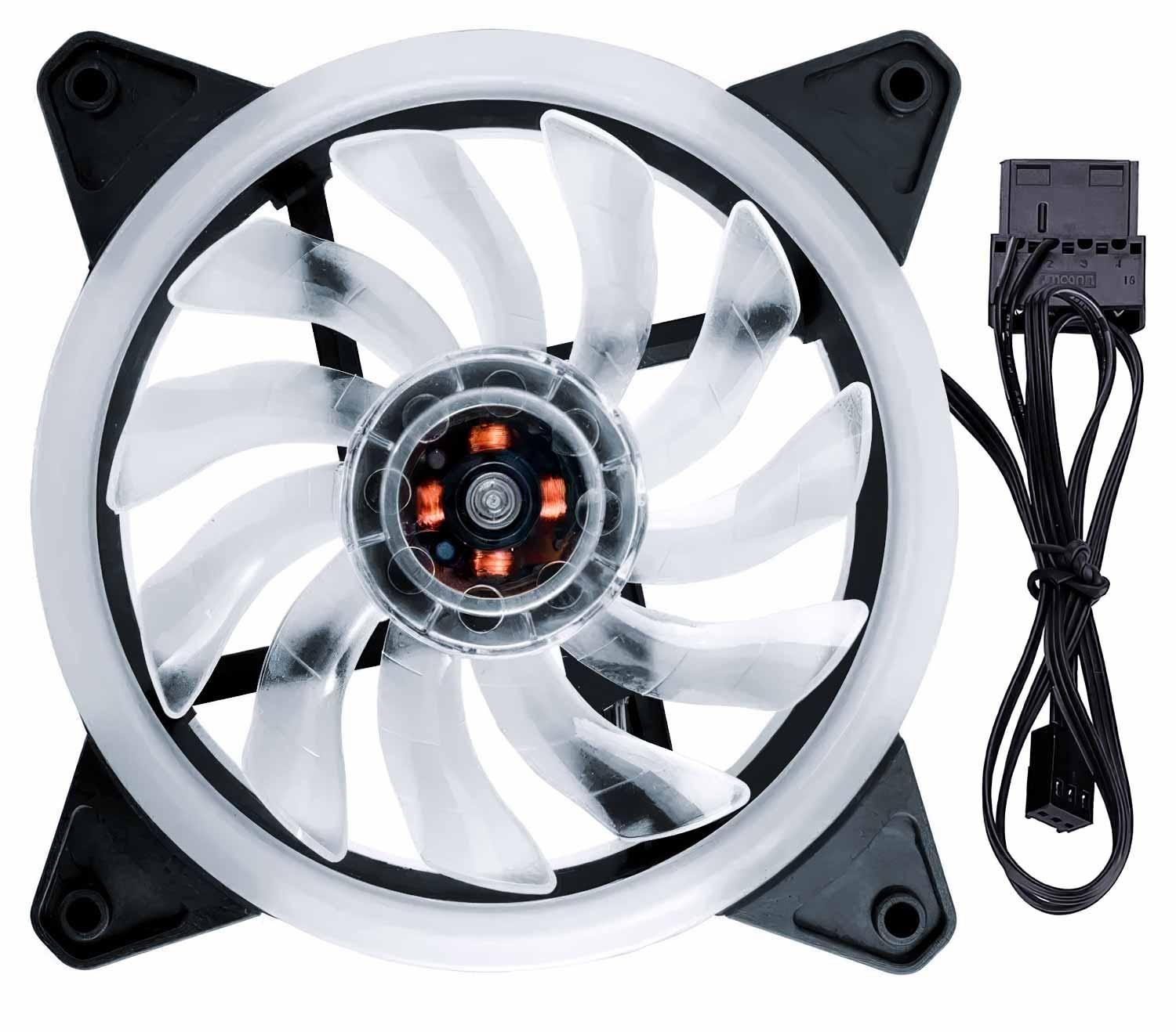 Ventilador Cooler De Gabinete Case Pc Luz Led Rgb Gamer-8