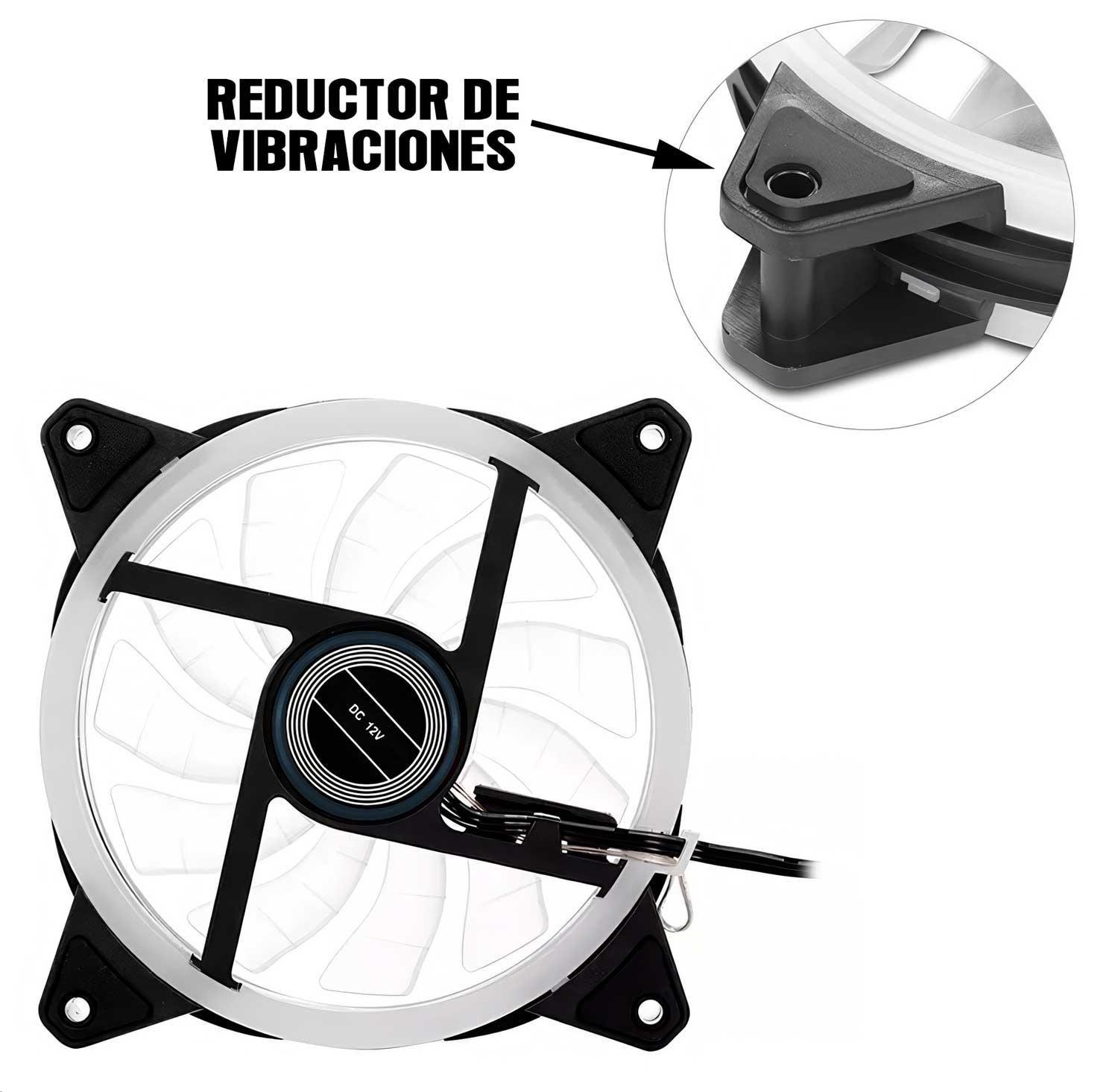 Ventilador Cooler De Gabinete Case Pc Luz Led Rgb Gamer-6