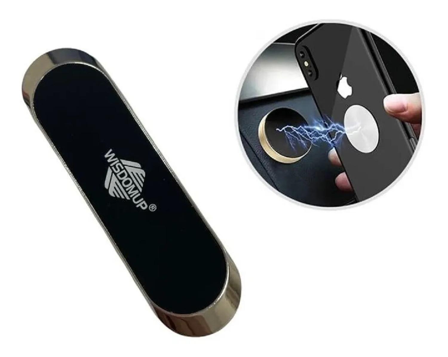 Soporte Magnético Celular Para Auto Iman Plano Slim Delgado-1