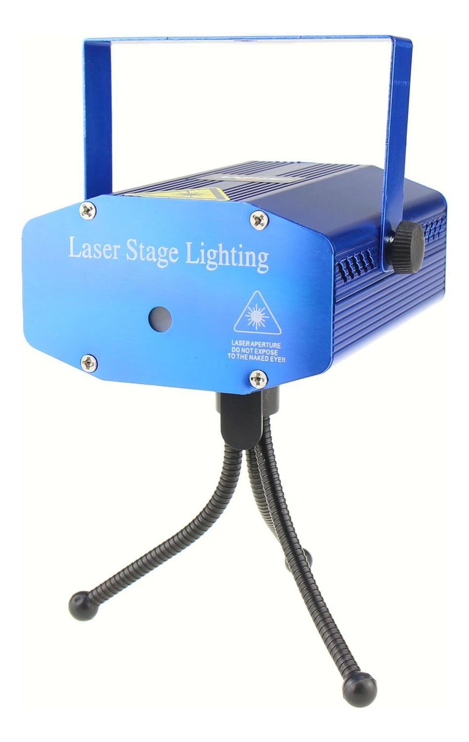 Proyector Laser Ritmico Fiesta Luz Lluvia Puntos Verde Rojo-3