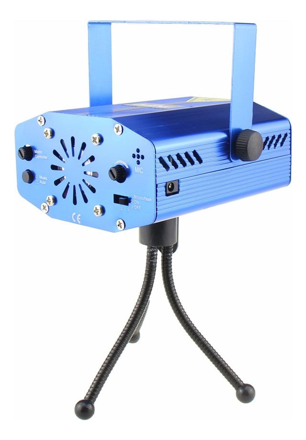 Proyector Laser Ritmico Fiesta Luz Lluvia Puntos Verde Rojo-4