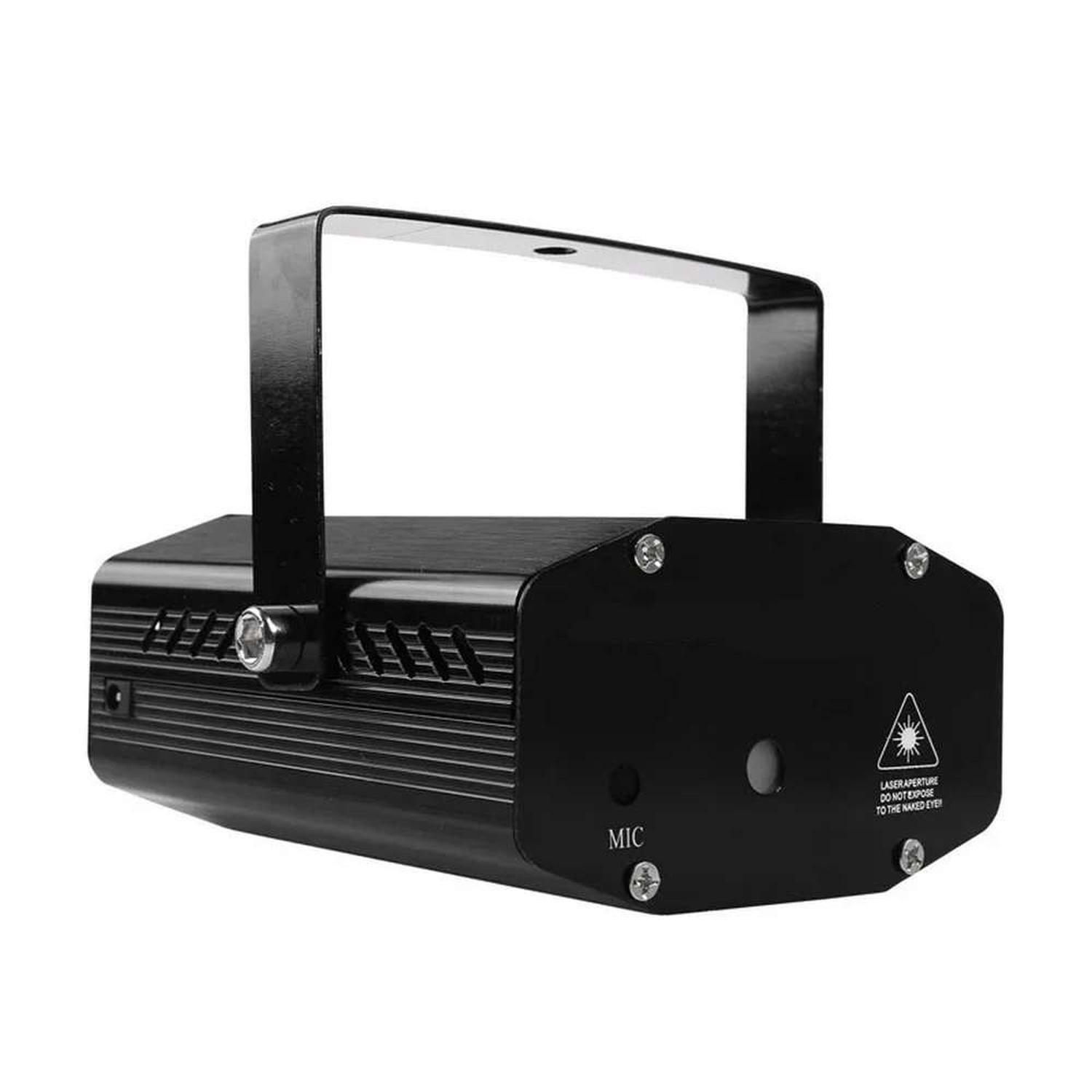Proyector Laser Ritmico Fiesta Luz Lluvia Puntos Verde Rojo-6