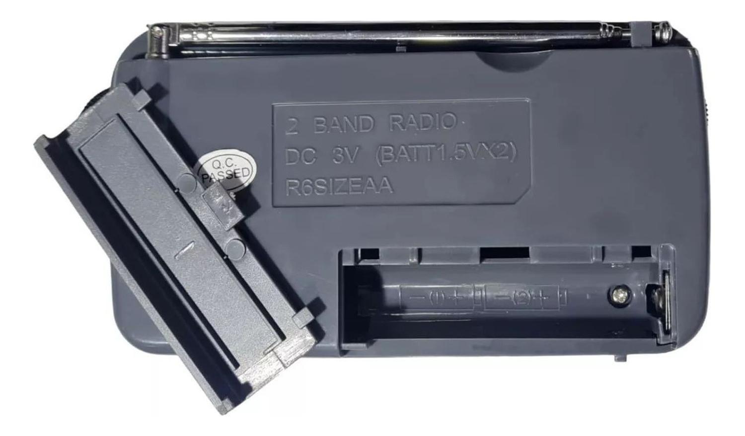 Radio Portatil De Mano A Pilas Am Fm Diseño 3-4