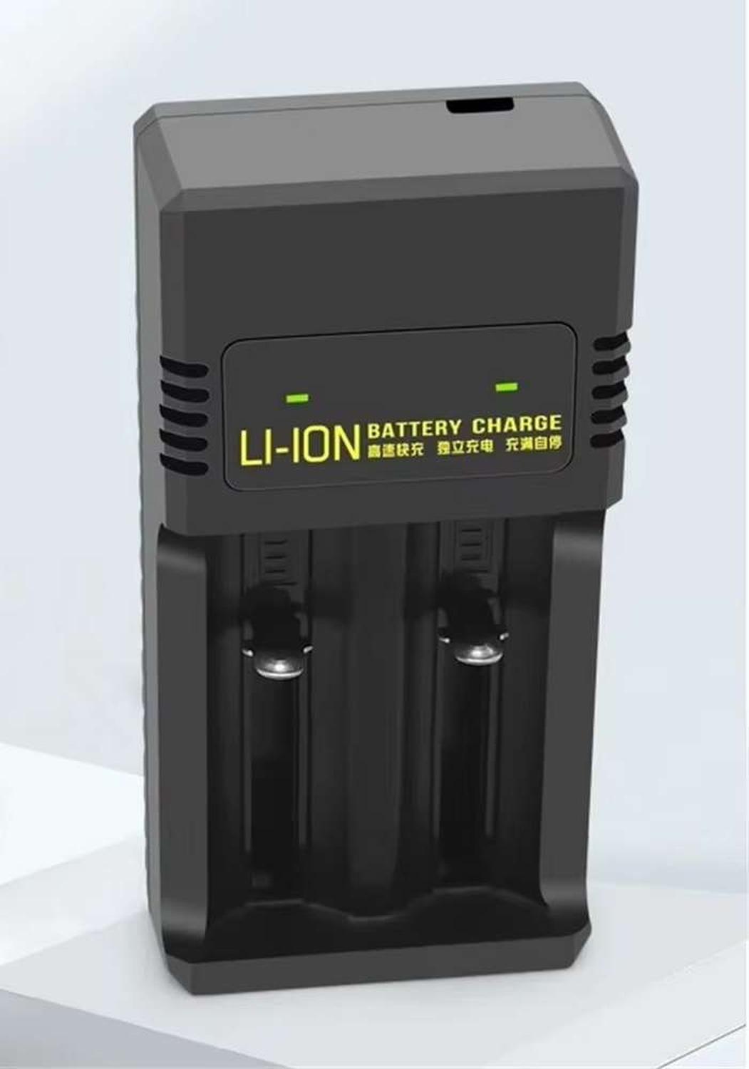 Cargador Pila Doble Bateria 18650 14500 Recargable Usb-2