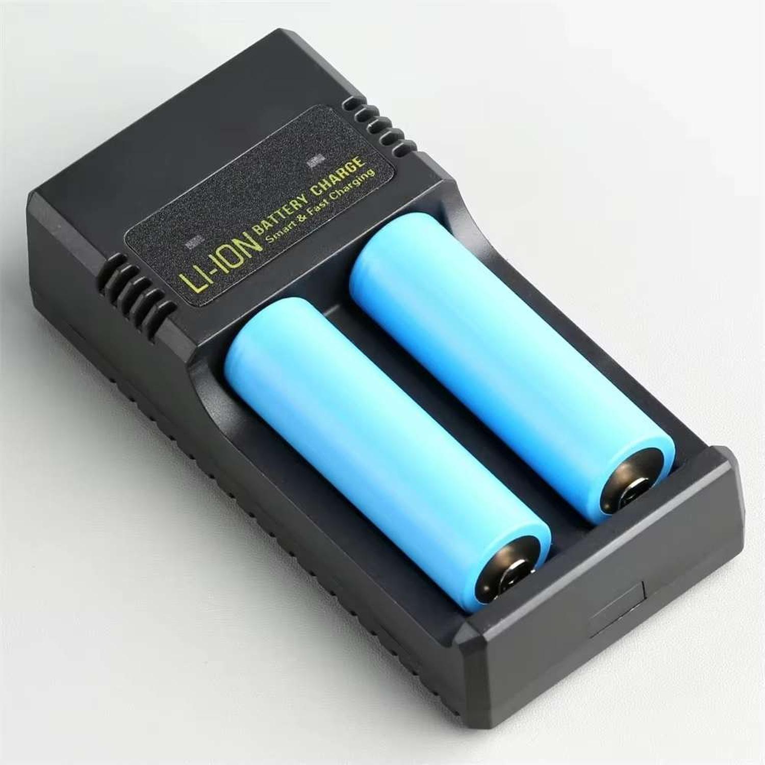 Cargador Pila Doble Bateria 18650 14500 Recargable Usb-7