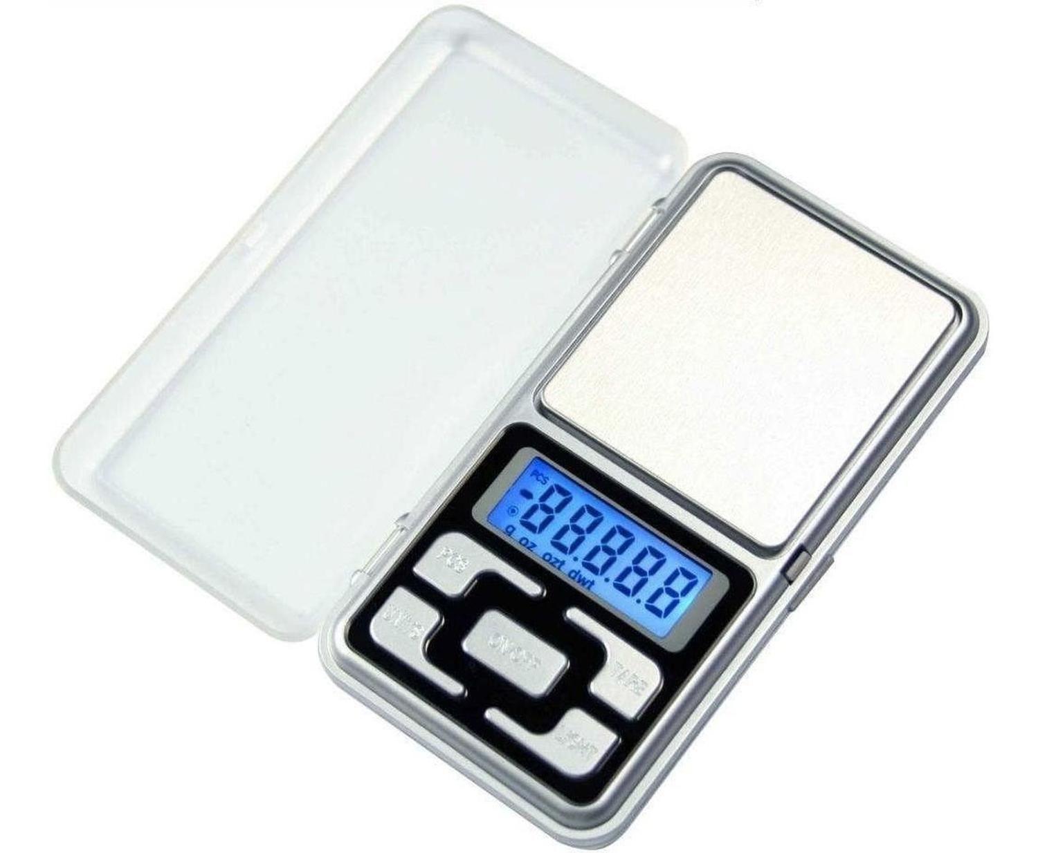 Balanza Gramera Pesa De 0,1 A 500 Grs Tare Luz Onzas Gramos-4