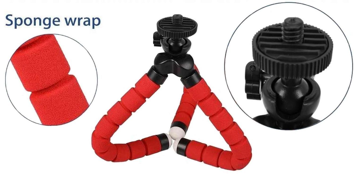Soporte Tripode Flexible Portatil Ajustable Celular GoPro Bolsillo Mesa-5