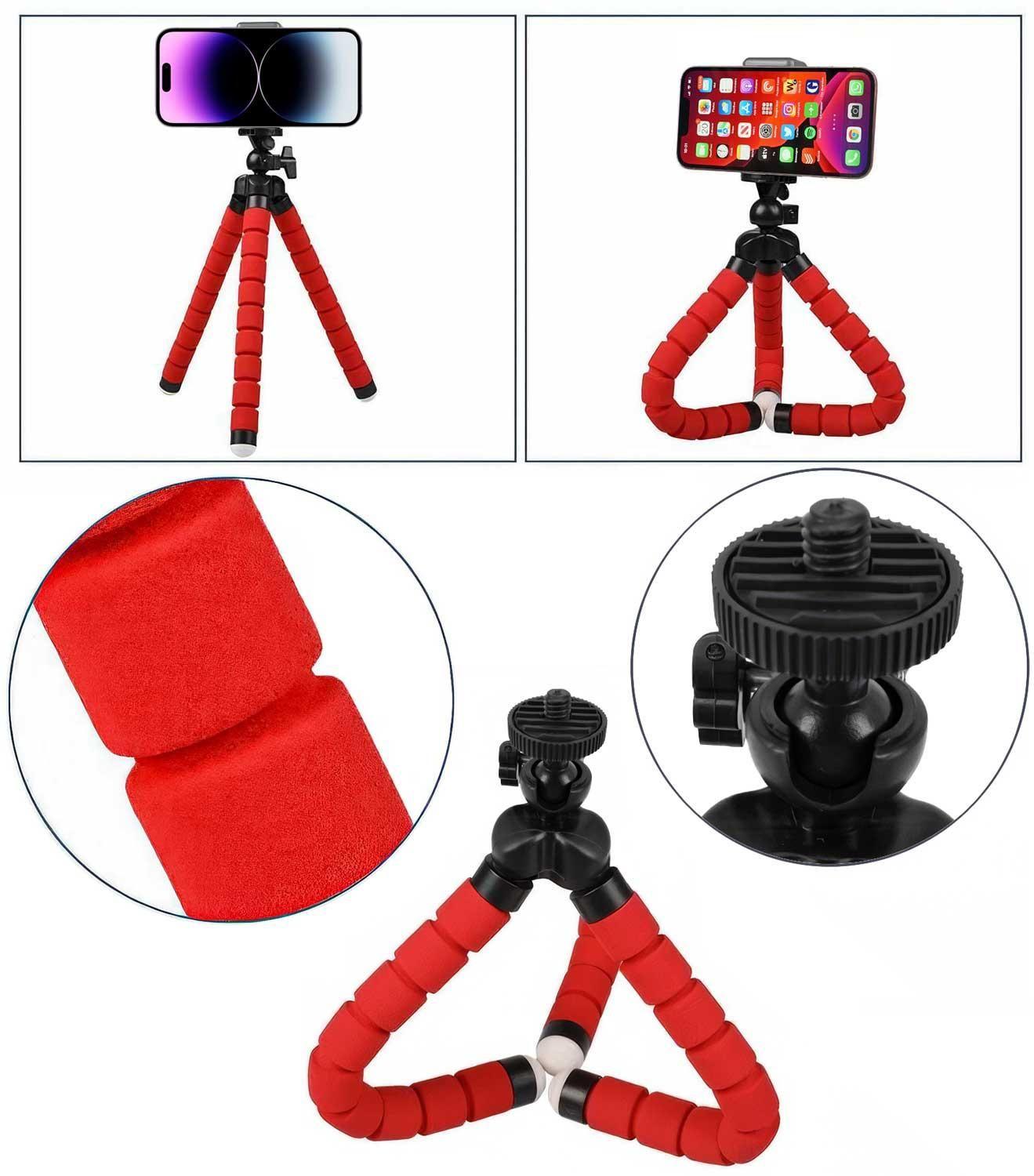 Soporte Tripode Flexible Portatil Ajustable Celular GoPro Bolsillo Mesa-7