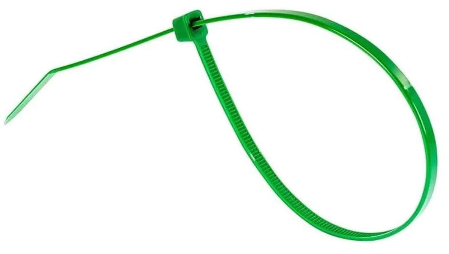 25x Amarras Plasticas Verde 20 Cm Para Cables Trillaje-4