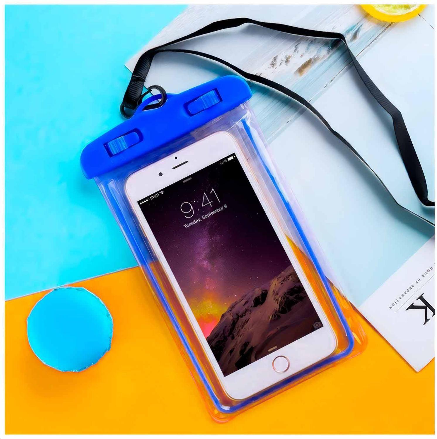 Funda Impermeable Protector Celular Sumergible Agua Flotador Piscina Mar-5