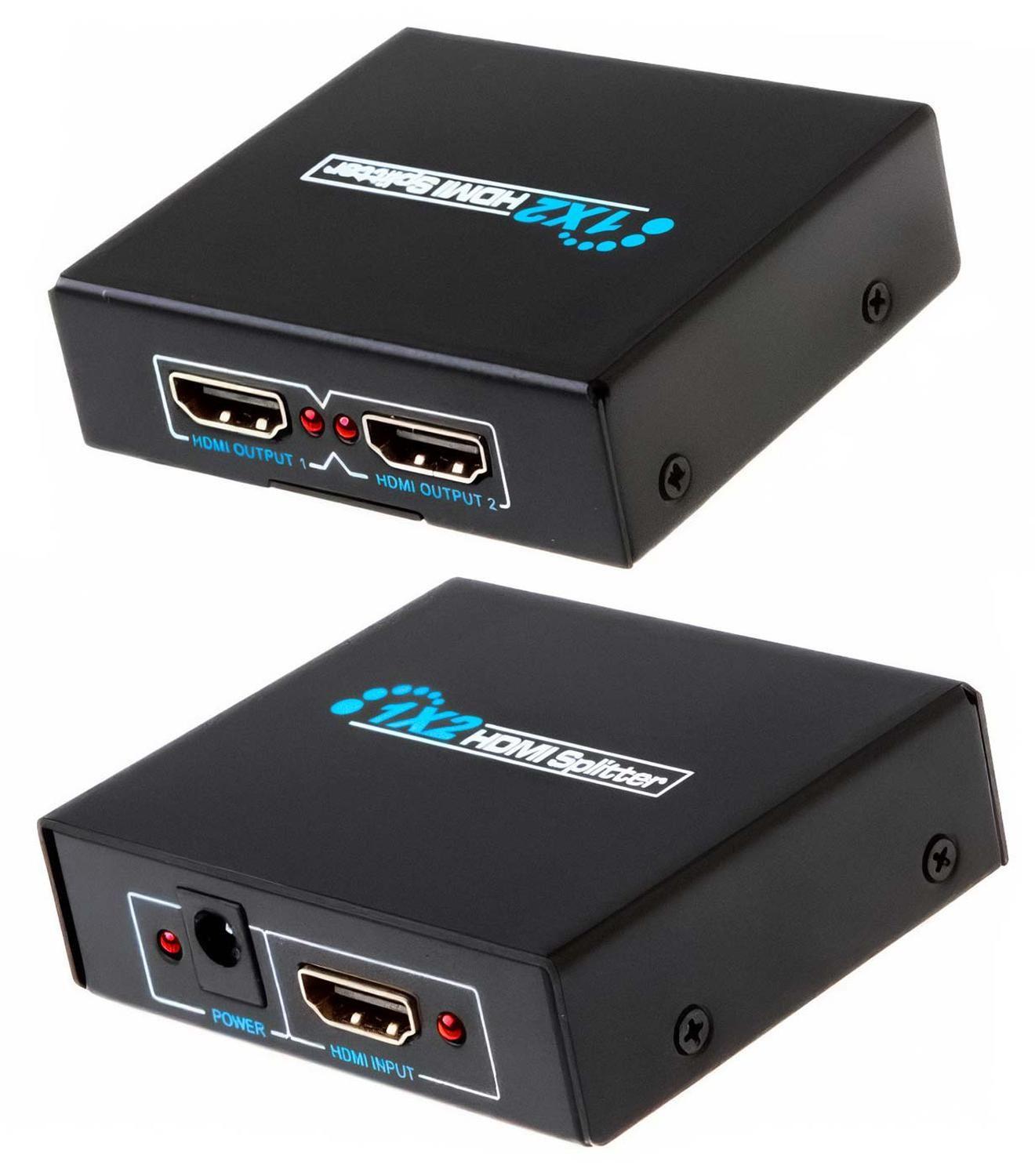 Adaptador Multiplicador Splitter Hdmi Duplicador Pantalla Tv Led-0