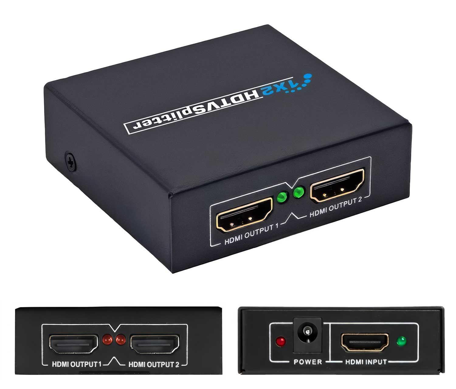Adaptador Multiplicador Splitter Hdmi Duplicador Pantalla Tv Led-6