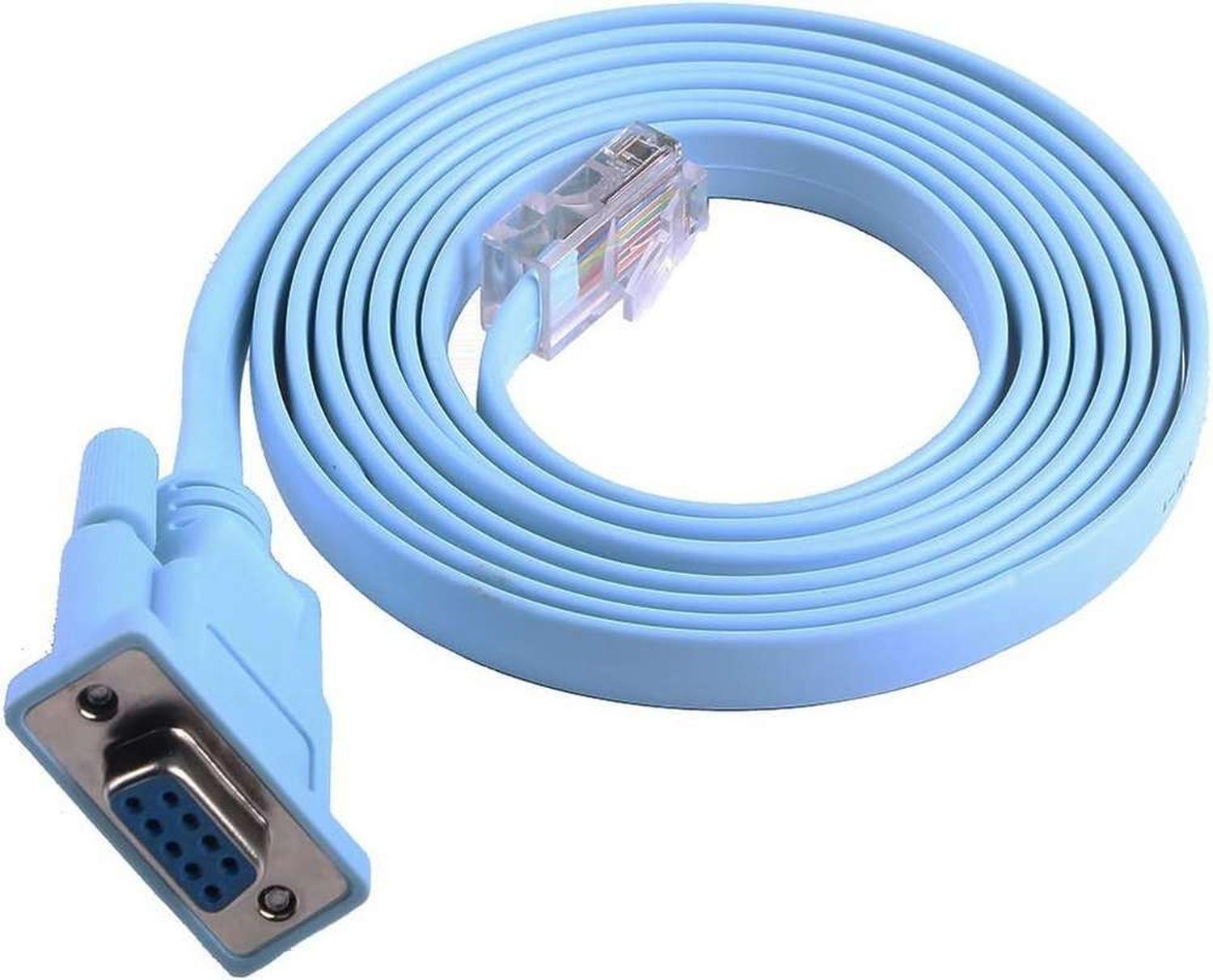 Cable Consola DB9 Serial RS232 RJ45 8 Pin Para Cisco, Hp etc-0